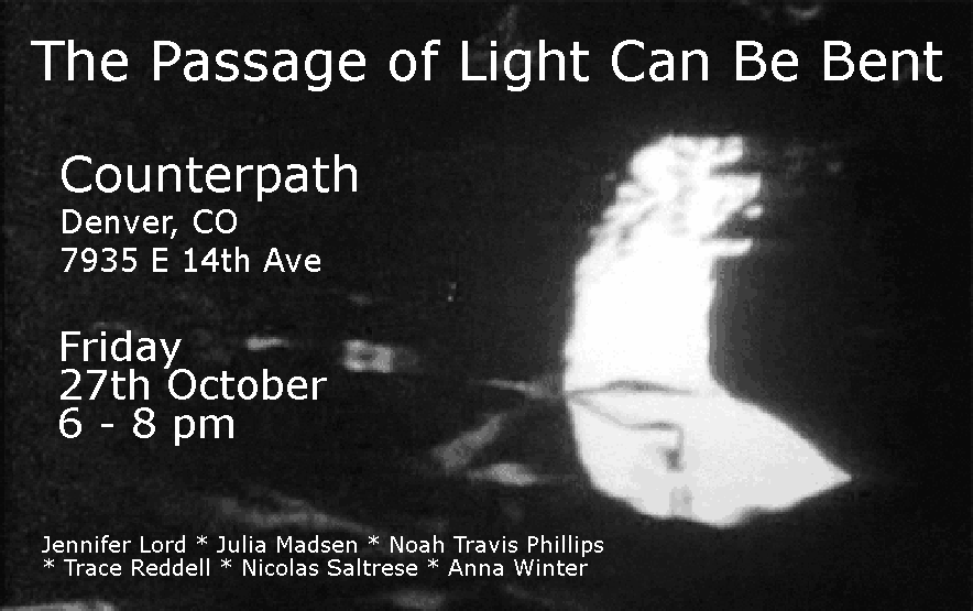 The Passage of Light Can Be Bent: toward horror (as a genre) and narratives of consequences in the (post-)post. Friday, October 27, 2017, 6pm