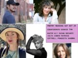 Reading: Julia Cohen, Patrick Cottrell, Kazim Ali, Susan Briante, and Prageeta Sharma, Saturday, October 24, 2026, 7pm